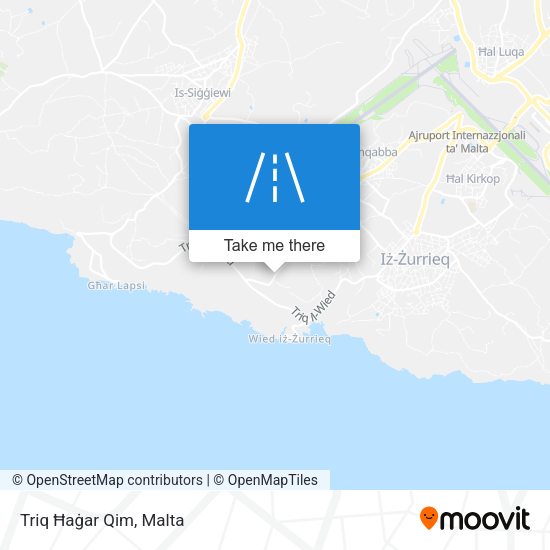 Triq Ħaġar Qim map