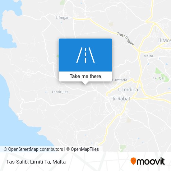 Tas-Salib, Limiti Ta map
