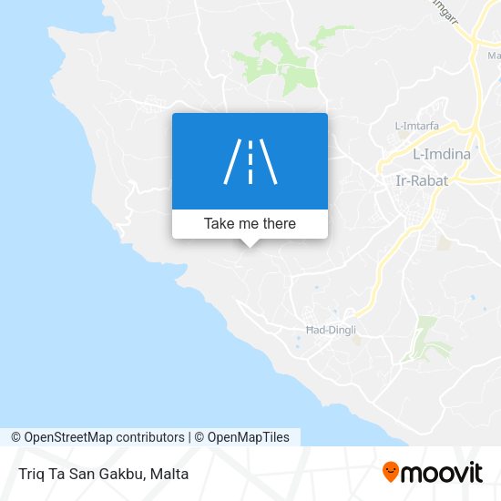 Triq Ta San Gakbu map