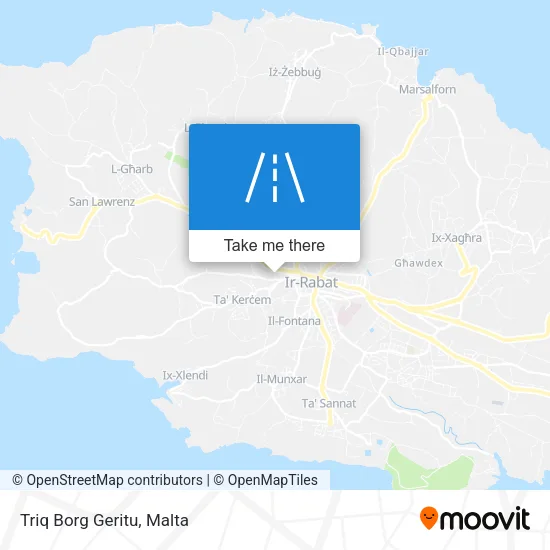 Triq Borg Geritu map