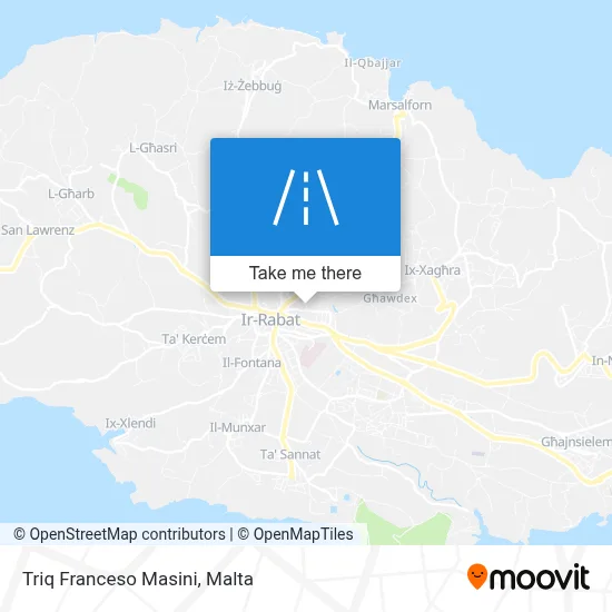 Triq Franceso Masini map