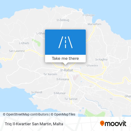 Triq Il-Kwartier San Martin map