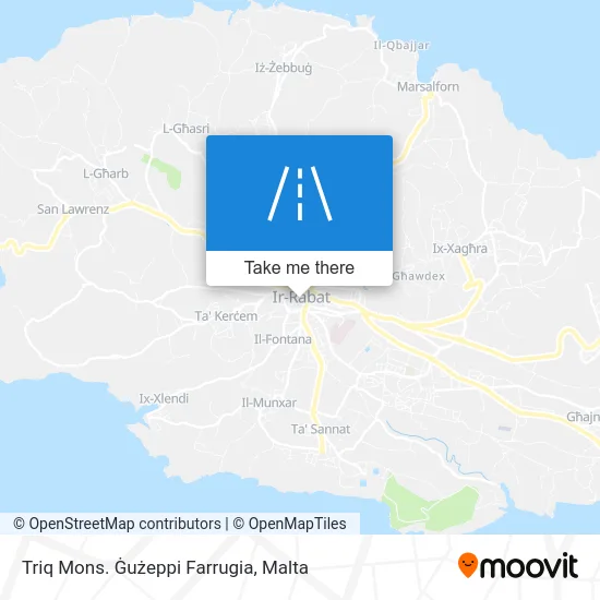 Triq Mons. Ġużeppi Farrugia map