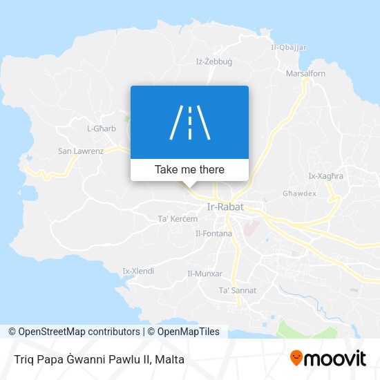 Triq Papa Ġwanni Pawlu II map