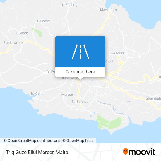 Triq Ġużè Ellul Mercer map