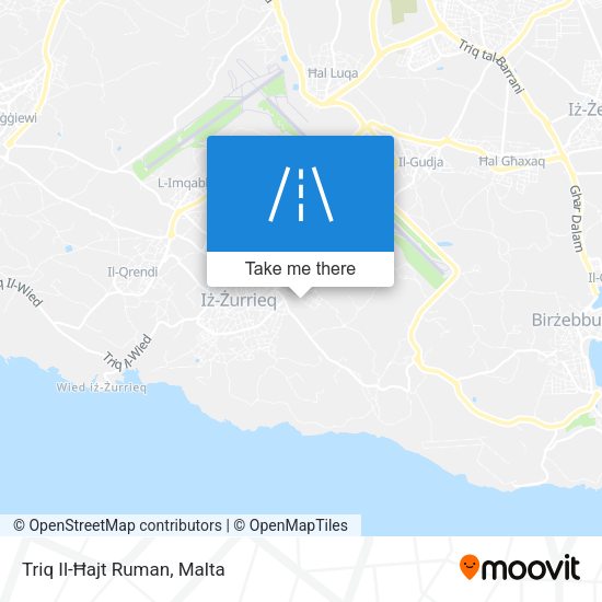 Triq Il-Ħajt Ruman map