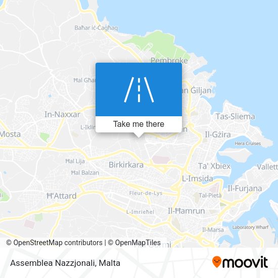 Assemblea Nazzjonali map