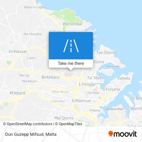 Dun Guzepp Mifsud map