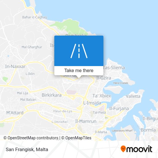 San Frangisk map