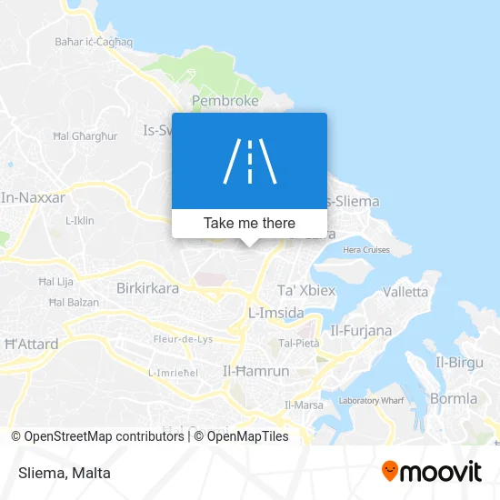Sliema map