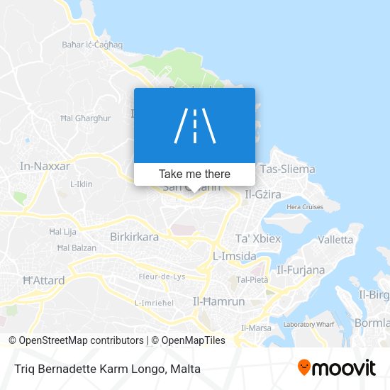 Triq Bernadette Karm Longo map