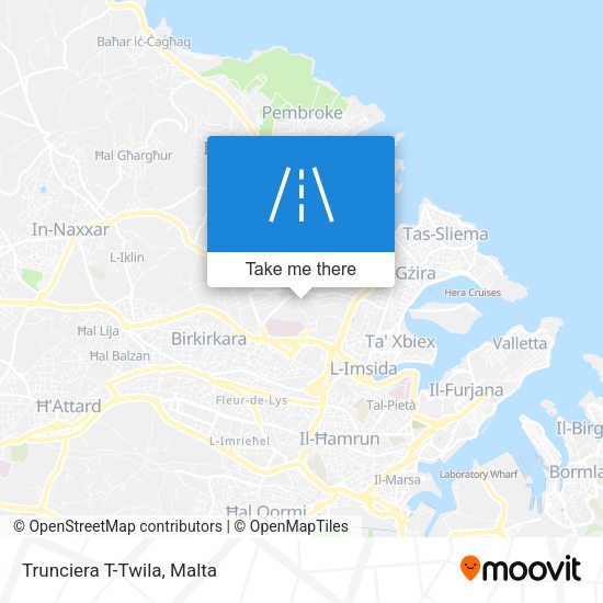 Trunciera T-Twila map