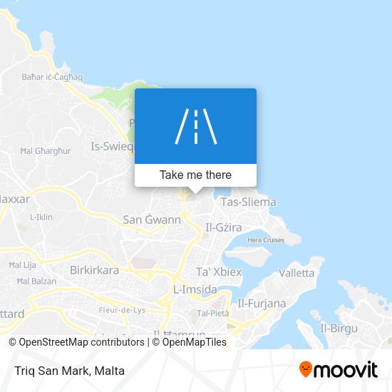 Triq San Mark map