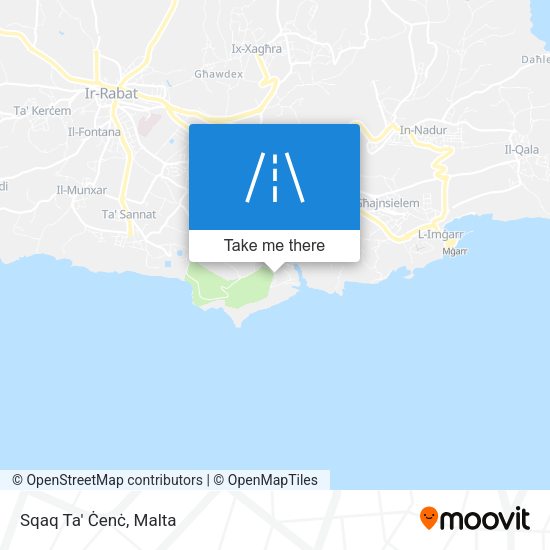 Sqaq Ta' Ċenċ map