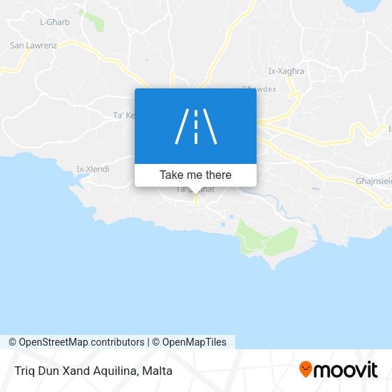Triq Dun Xand Aquilina map