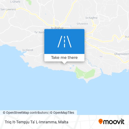Triq It-Tempju Ta' L-Imramma map