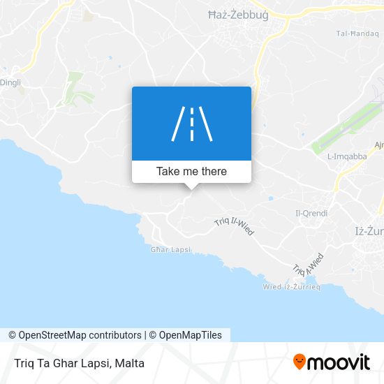 Triq Ta Ghar Lapsi map