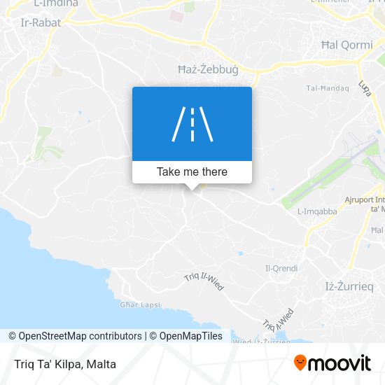 Triq Ta' Kilpa map