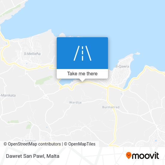 Dawret San Pawl map