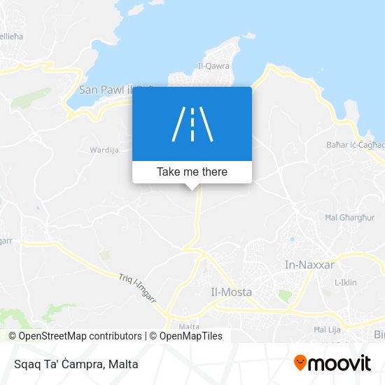 Sqaq Ta' Ċampra map
