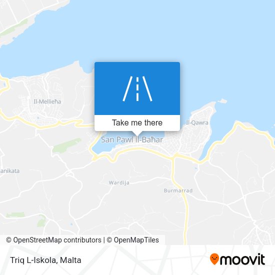 Triq L-Iskola map