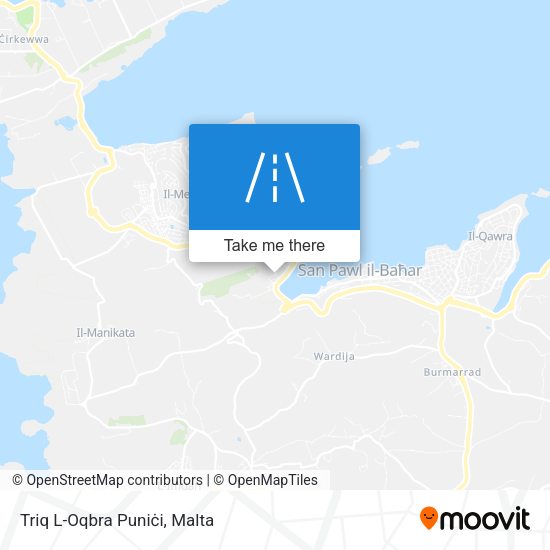 Triq L-Oqbra Puniċi map