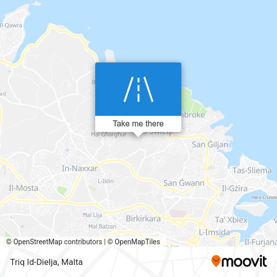Triq Id-Dielja map