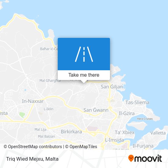 Triq Wied Mejxu map