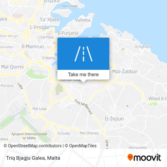 Triq Bjagju Galea map