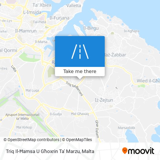 Triq Il-Ħamsa U Għoxrin Ta' Marzu map