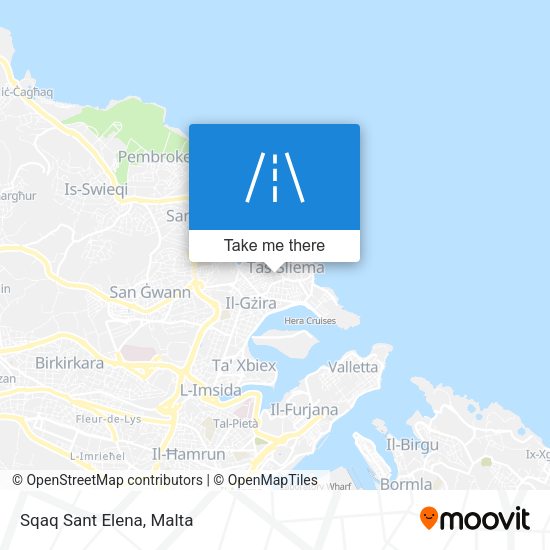 Sqaq Sant Elena map