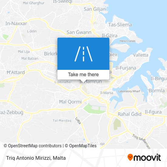 Triq Antonio Mirizzi map