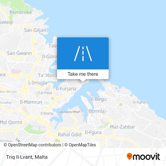 Triq Il-Lvant map