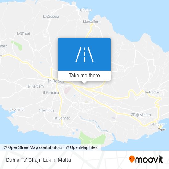 Dahla Ta' Ghajn Lukin map