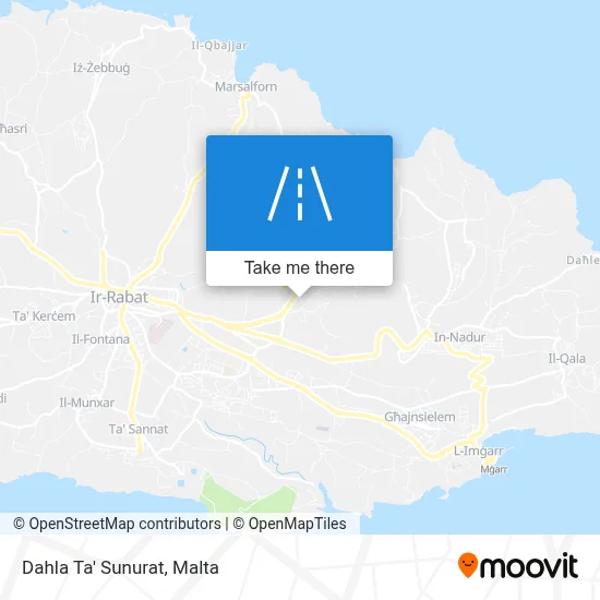Dahla Ta' Sunurat map