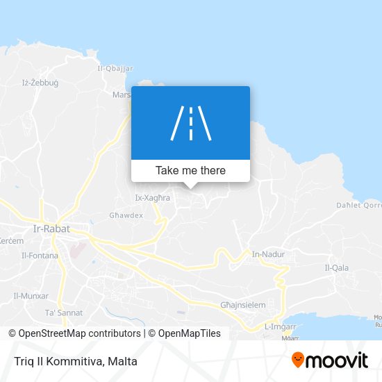 Triq Il Kommitiva map