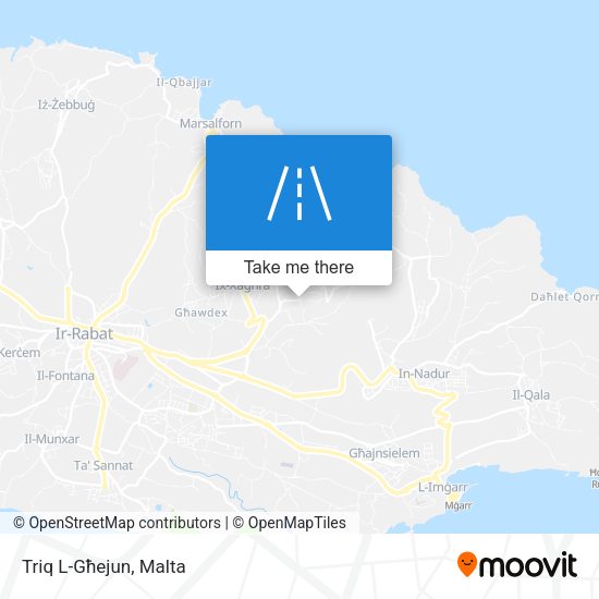 Triq L-Għejun map