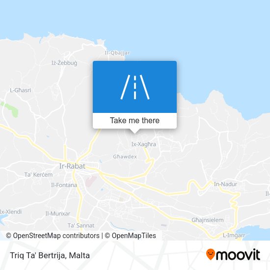 Triq Ta' Bertrija map