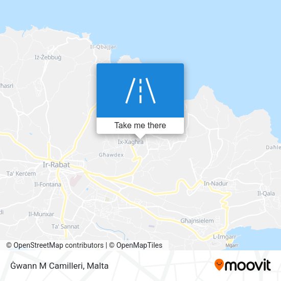 Ġwann M Camilleri map