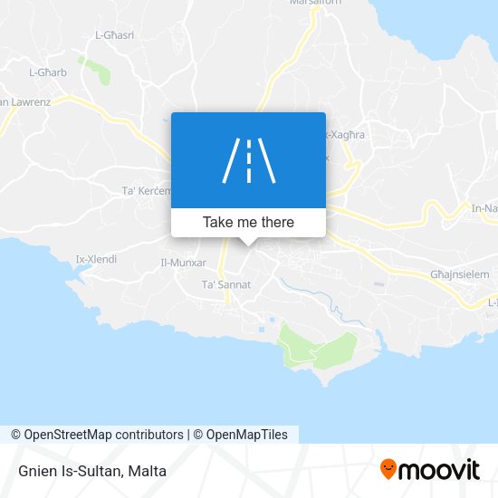 Gnien Is-Sultan map
