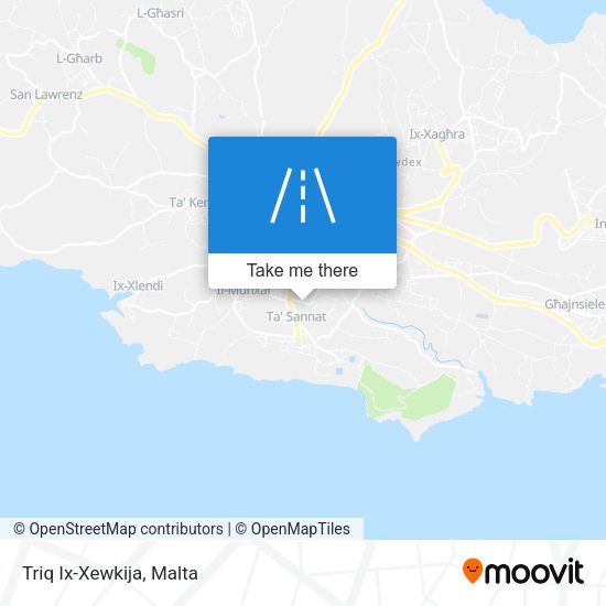Triq Ix-Xewkija map