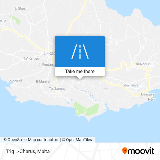 Triq L-Cħarus map