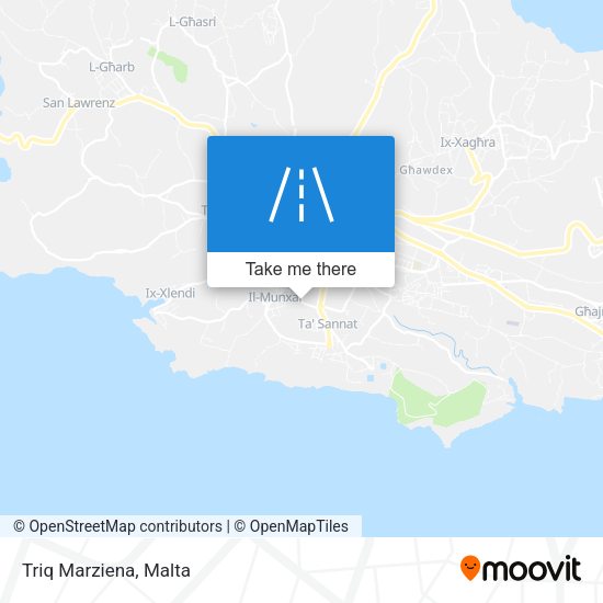 Triq Marziena map