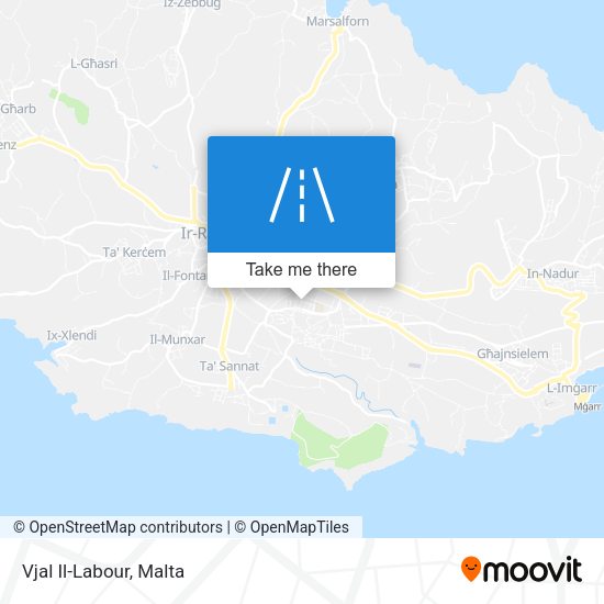 Vjal Il-Labour map
