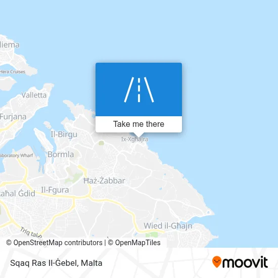 Sqaq Ras Il-Ġebel map