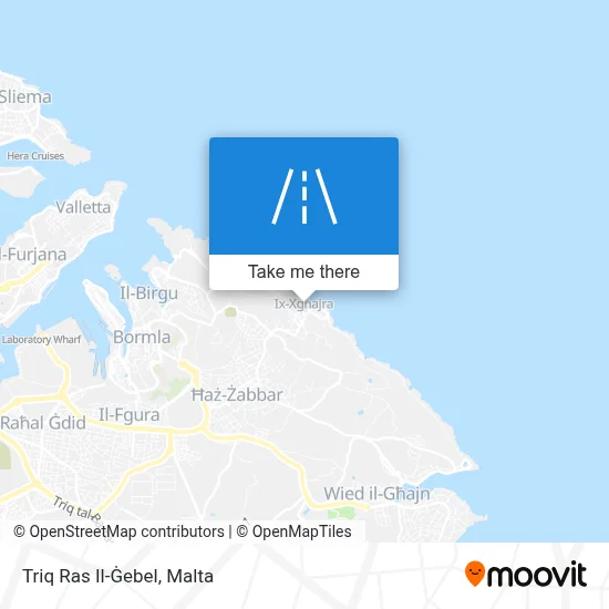 Triq Ras Il-Ġebel map