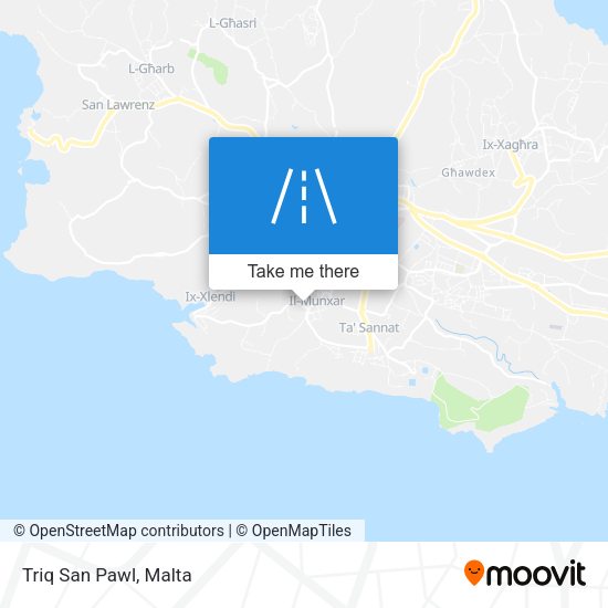 Triq San Pawl map
