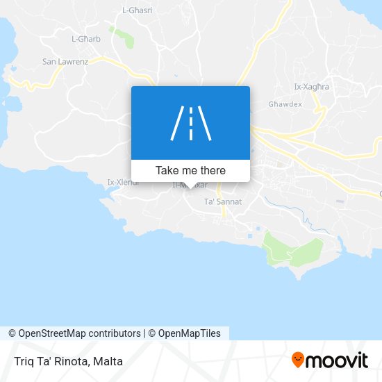 Triq Ta' Rinota map