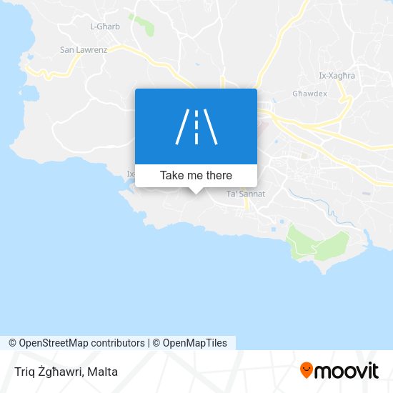 Triq Żgħawri map