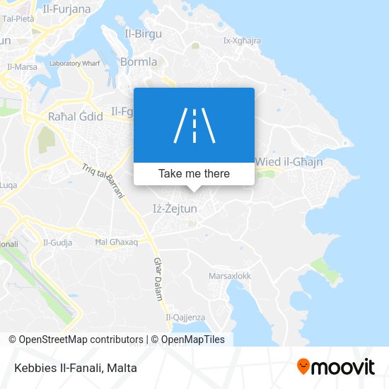 Kebbies Il-Fanali map